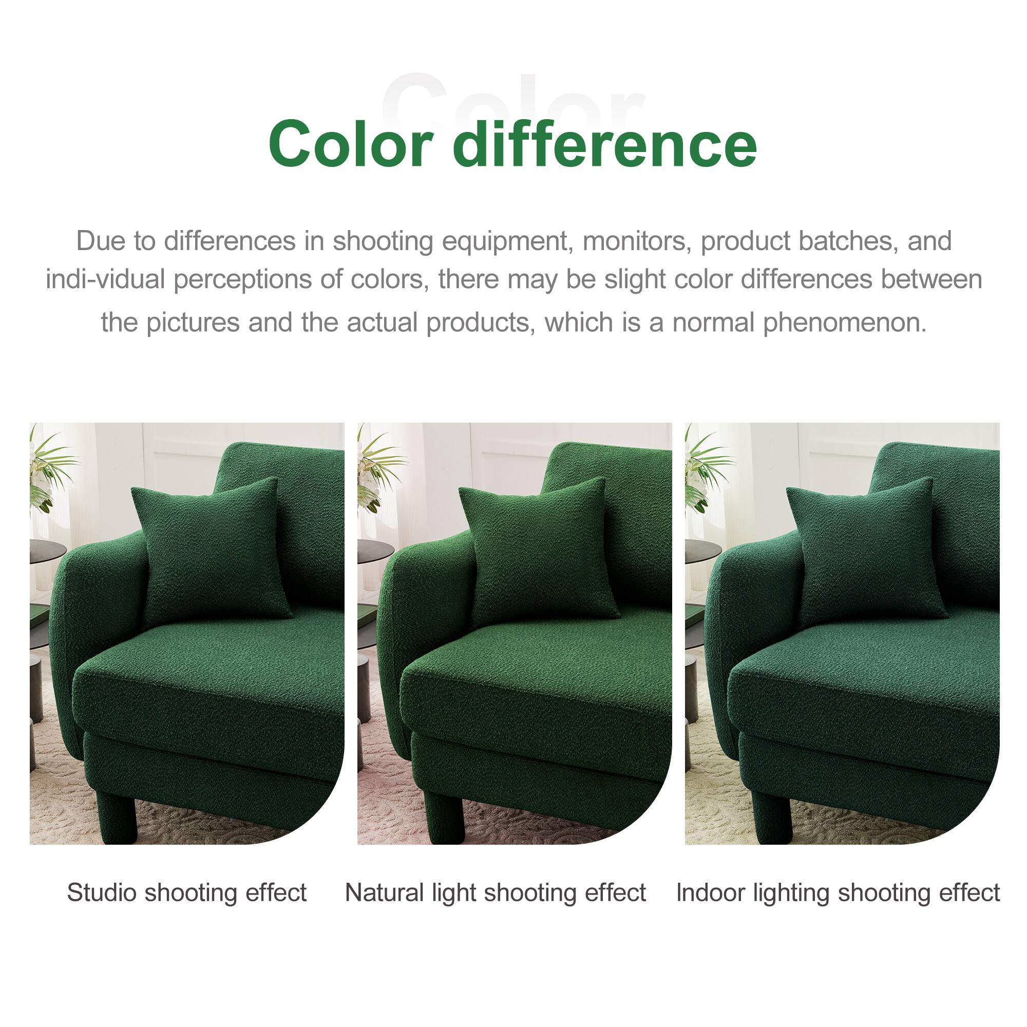 Color difference

Due to differences in shooting equipment, monitors, product batches, and individual perceptions of colors, there may be slight color differences between the pictures and the actual products, which is a normal phenomenon.

Studio shooting effect  
Natural light shooting effect  
Indoor lighting shooting effect