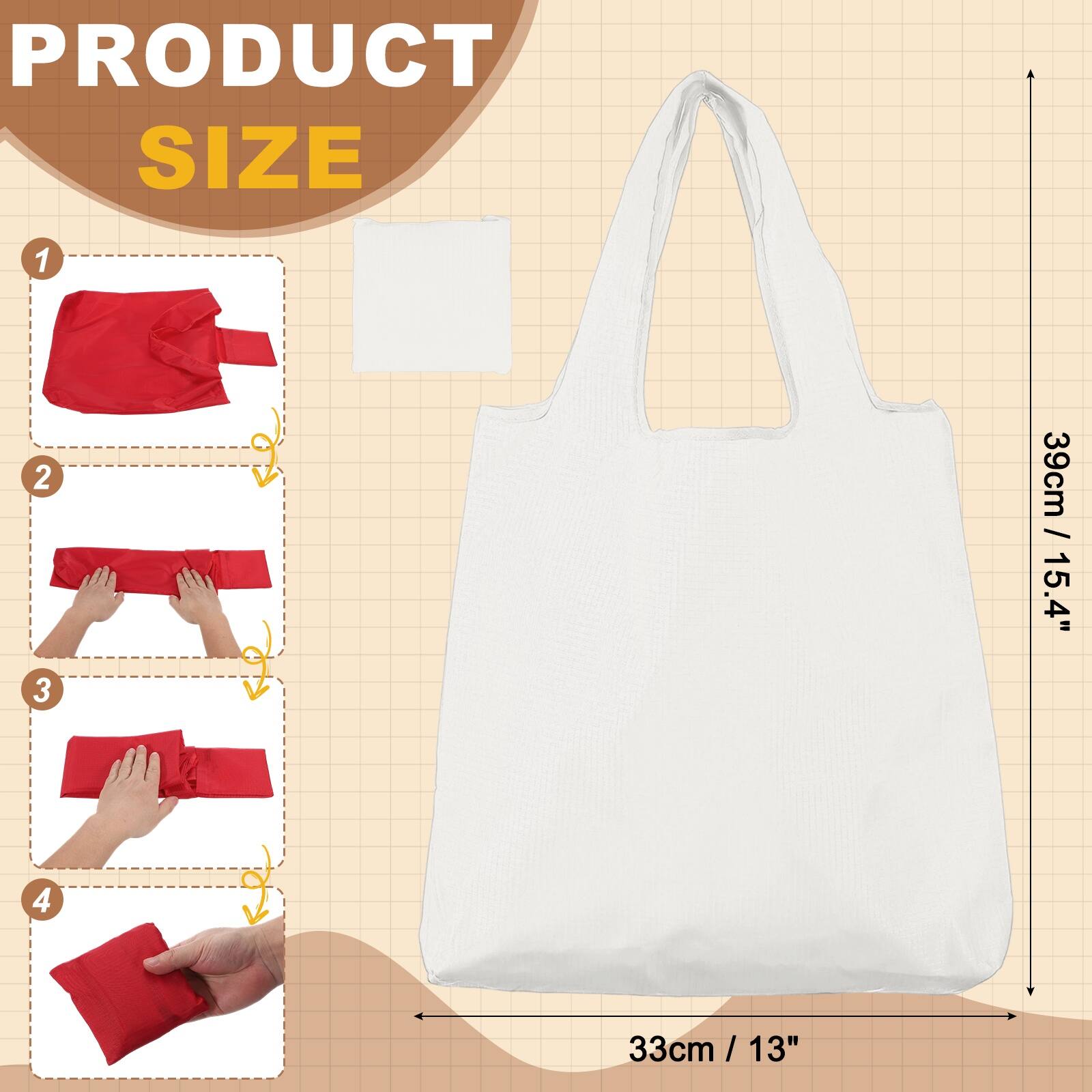 PRODUCT SIZE

1. 39cm / 15.4"
2. 33cm / 13"
3. 33cm / 13"
