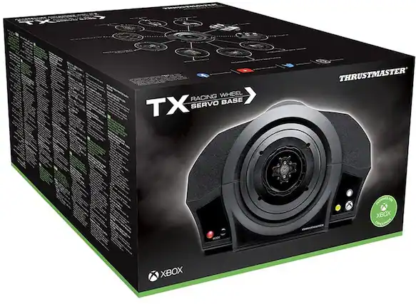 THRUSTMASTER
TX RACING WHEEL SERVO BASE
THRUSTMASTER DESIGNED
1 XBOX CONCUE POUR XBOX
XBOX