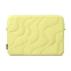 Front. tomtoc - Terra-A27 Puff Laptop Sleeve Bag for 13-inch MacBook Air M5(A3448)/M4/M3/M2/M1, 13 Inch MacBook Pro, Quilted Design - Citrus.
