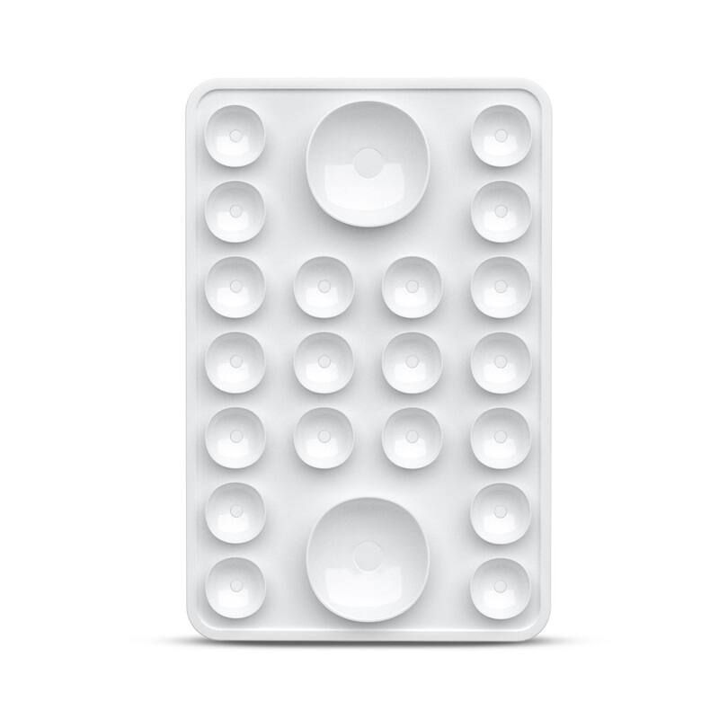 Alt View 1. Mybat - MyBat Ultra Clingy MagSafe Suction Phone Mount – White - White.