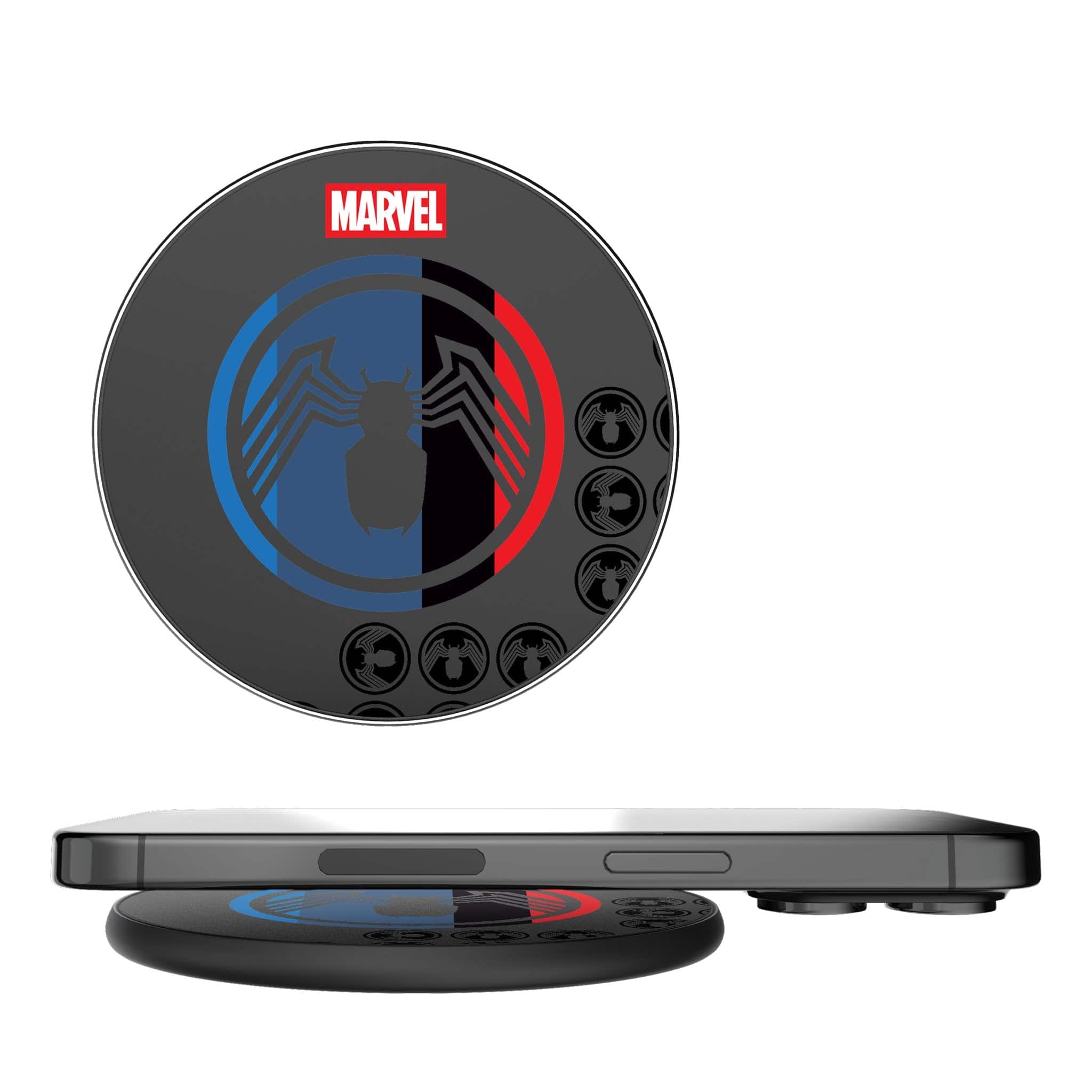 Keyscaper - Marvel Sigil 15-Watt Wireless Charger - Venom