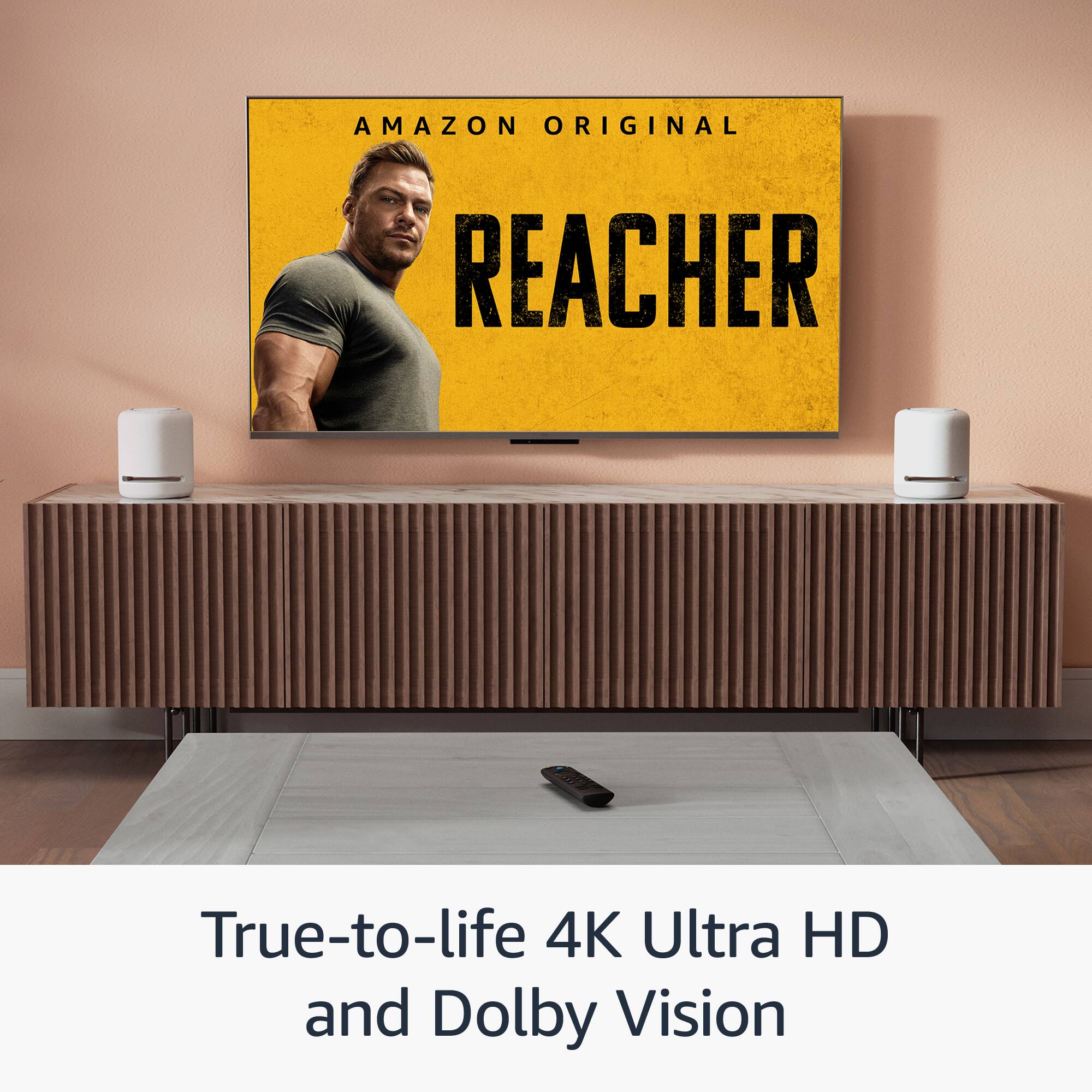 Amazon Original Reacher is a true-to-life 4K Ultra HD and Dolby Vision experience.