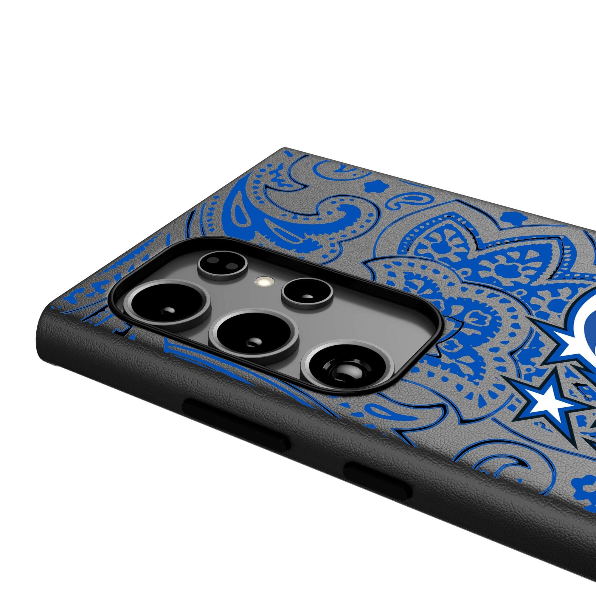 Alt View 3. Keyscaper - Orlando Magic Paisley Galaxy Magnetic Bump Case - S24 - Black.