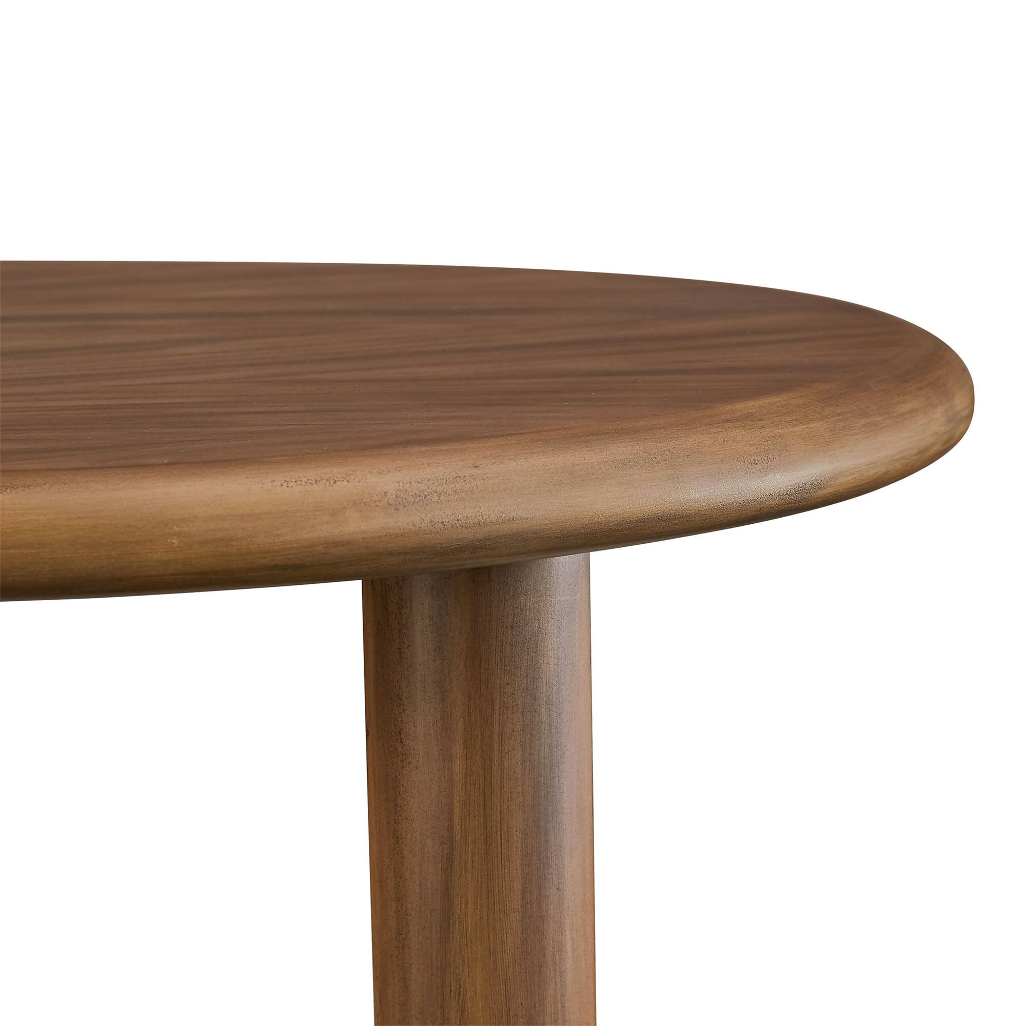 Alt View 6. Modway - Vetra Kidney-Shaped Free Coffee Table by Modway - Walnut.
