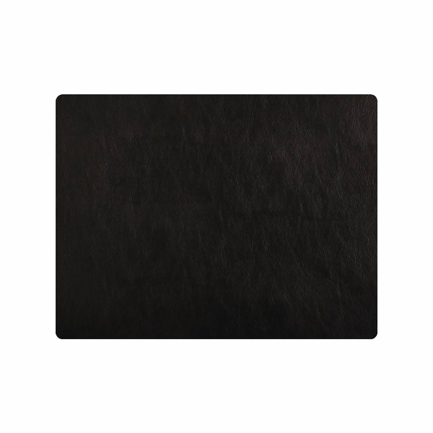 Frieling - Davanti by Mattola Placemats Set of 6, Rectangular 16.5 x 12.5 Inch Indoor Outdoor Table Placemats – - Black