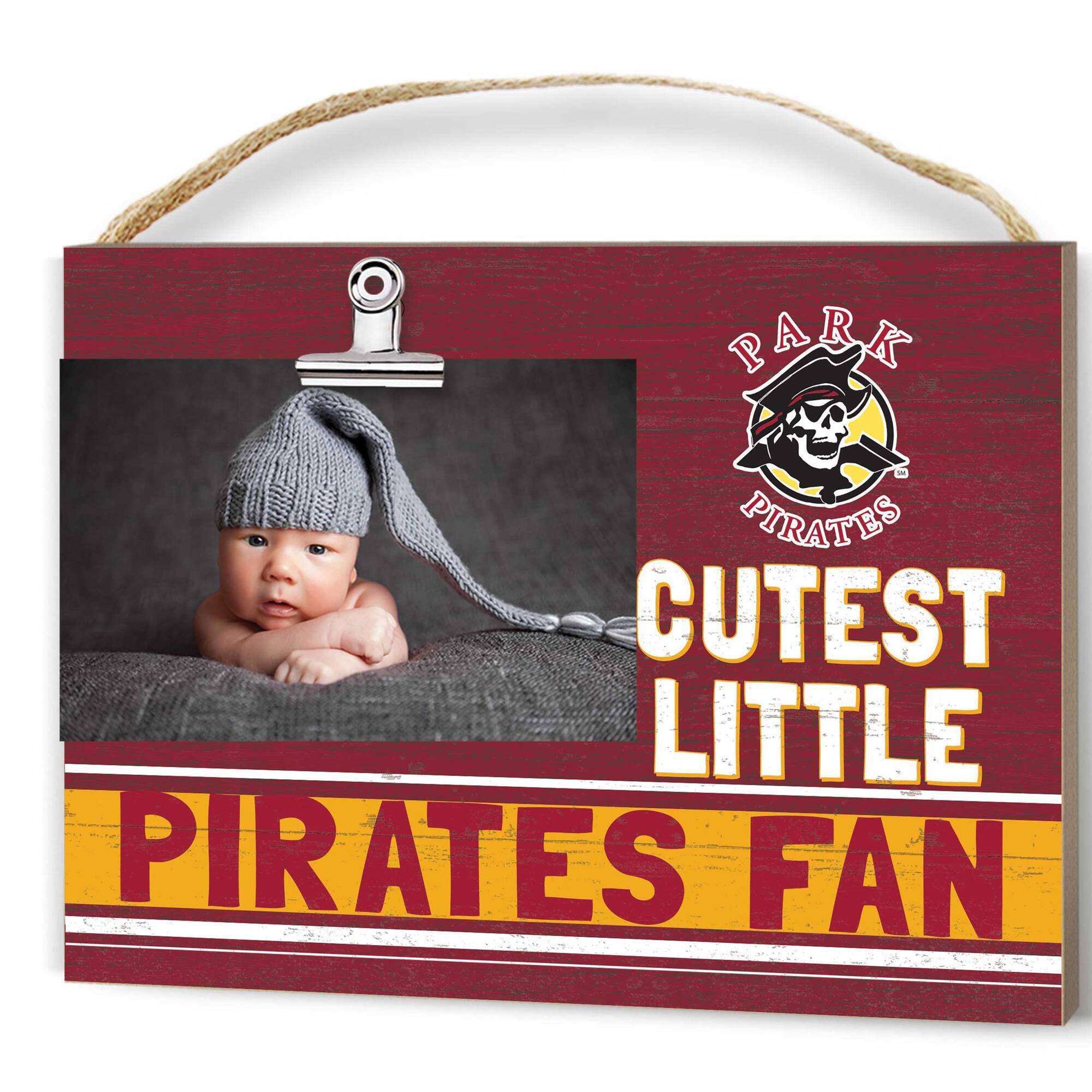 Jardine - Park Pirates 8'" x 10" Cutest Little Team Logo Clip Photo Frame - Red