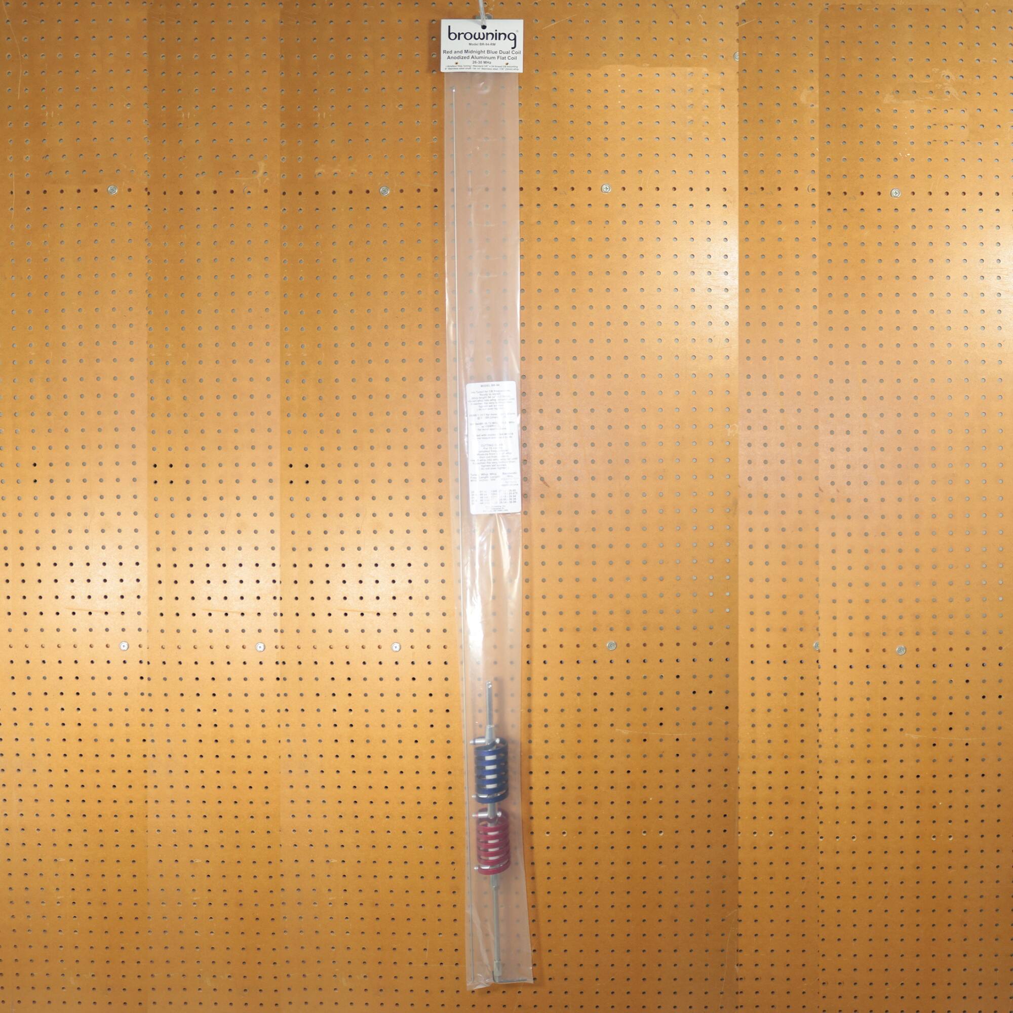 Alt View 10. Browning - 70.5" 15,000-Watt Dual-Flat-Coil CB Antenna with 6" Shaft BR-94-RM - Red/Midnight Blue.