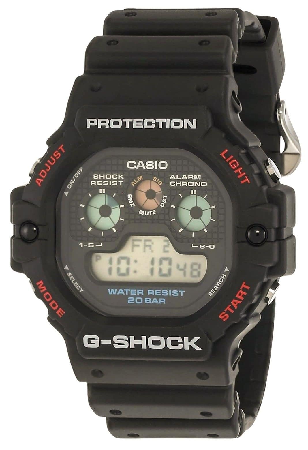 Casio - G-Shock Digital Quartz DW-5900-1 Dial Men's Watch 200M - Black