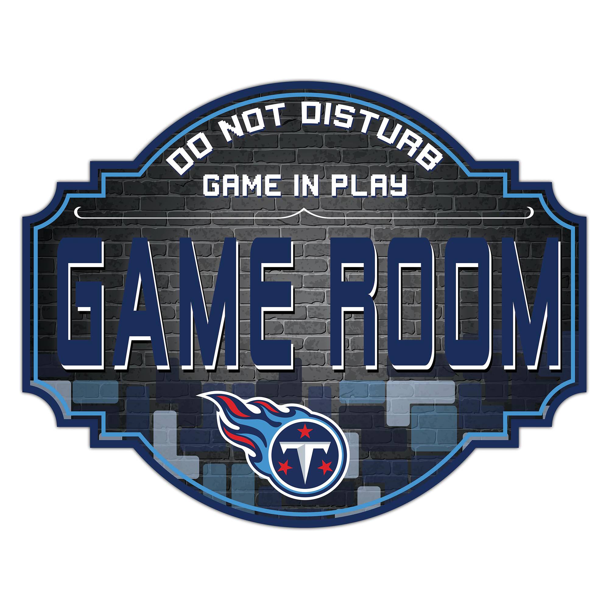 Tennessee Titans 12'' Game Room Tavern Sign