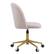 Left. Linon Home Décor - Andrea Plush Velvet Fabric Rolling Desk Chair - Pink.