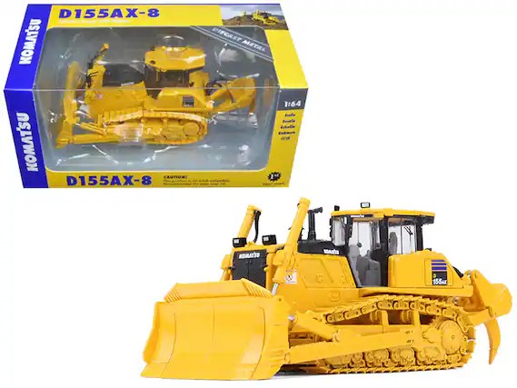 D155AX-8
Komatsu
Grader Dozer with Blade
DIECAST METAL
1:64
CAUTION!
Recommended for ages 14 and up
Komatsu
D155AX-8