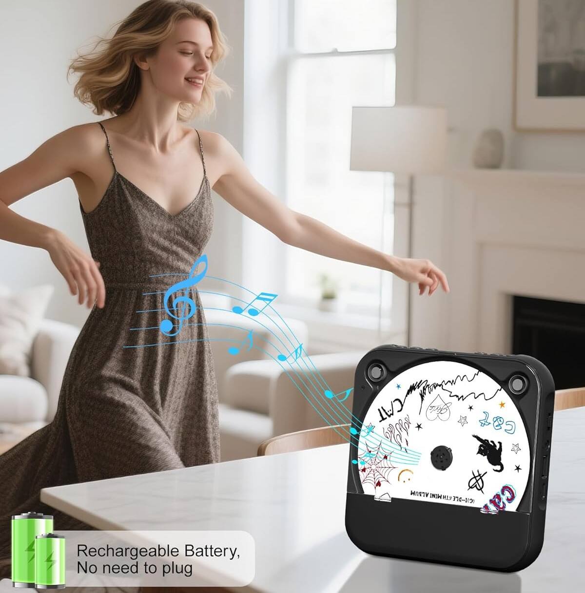 Rechargeable Battery, No need to plug