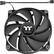 Alt View 1. Thermaltake - CT200 PWM 200mm Computer Case Fan with Hydraulic Bearing (Single Pack) - Black.