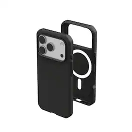 UAG - iPhone 17 Pro Case with MagSafe, Premium Anti-Slip Grip, Slim, Low Profile Protective Cover, Civilian LT - Black