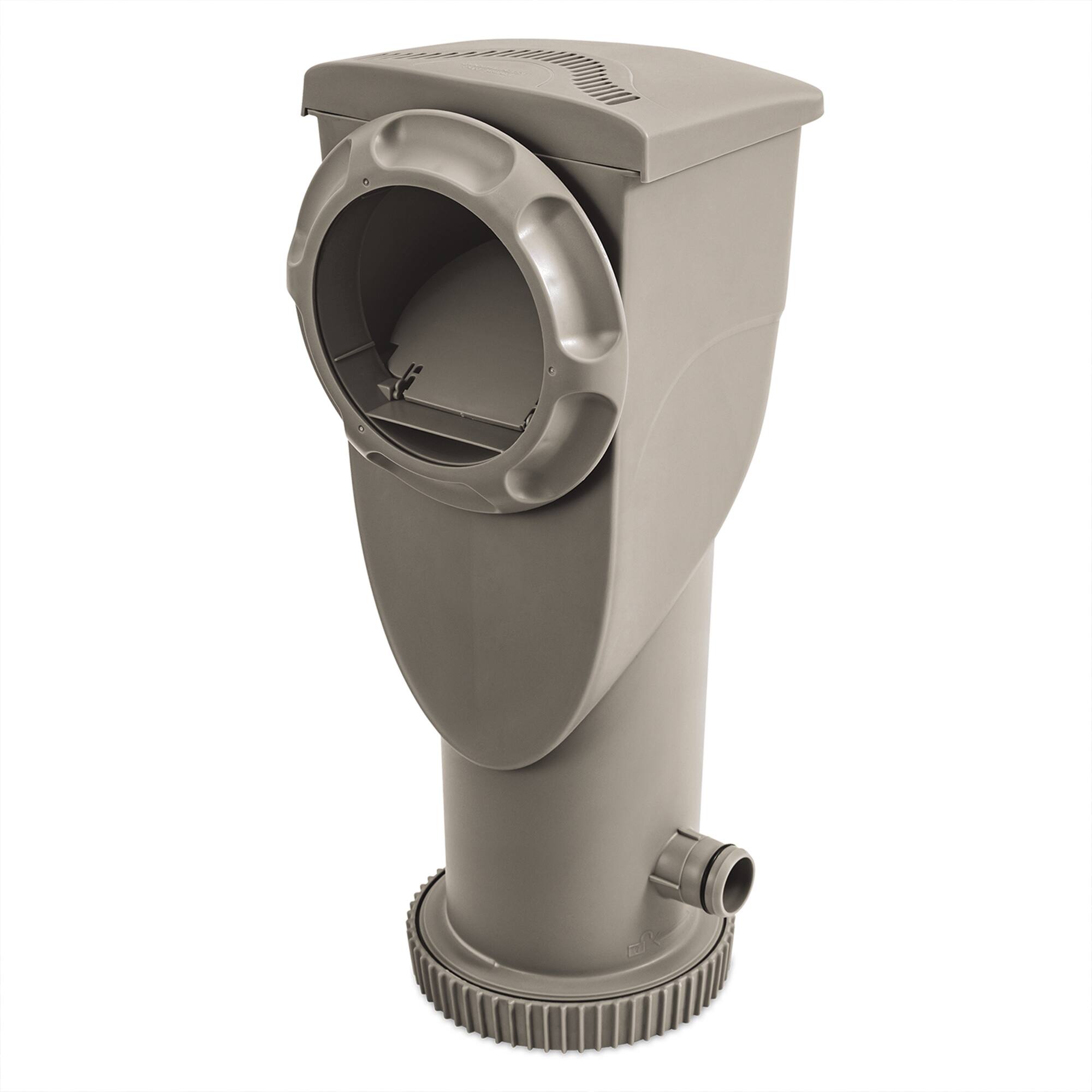 Front. Funsicle - Funsicle 1500 Gallon SkimmerPlus Filter Pump System for Above Ground Pool, Gray.