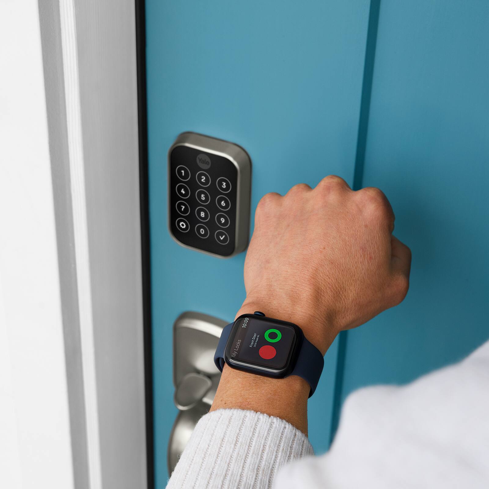 1 4 7 0 Yale 2 5 8 0 3 6 9 V 10:09 . - Fren I I Locks 12
