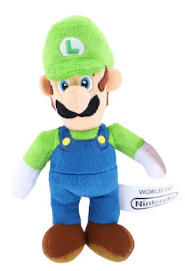 Jakks Pacific - Super Mario World of Nintendo 7 Inch Plush | Luigi - Green