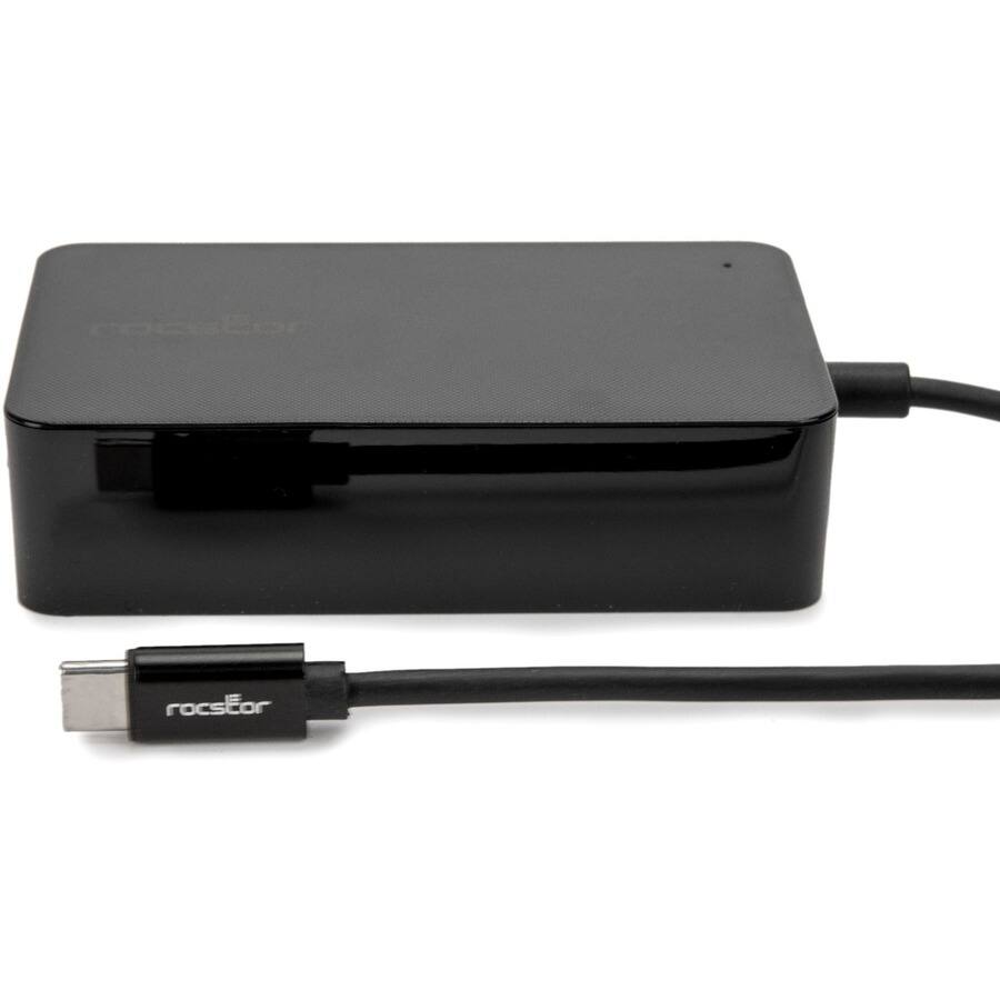 Alt View 2. Rocstor - Rocstor 65W Smart USB-C Laptop Power Adapter Charger - Compatible and perfect fit for - Black.