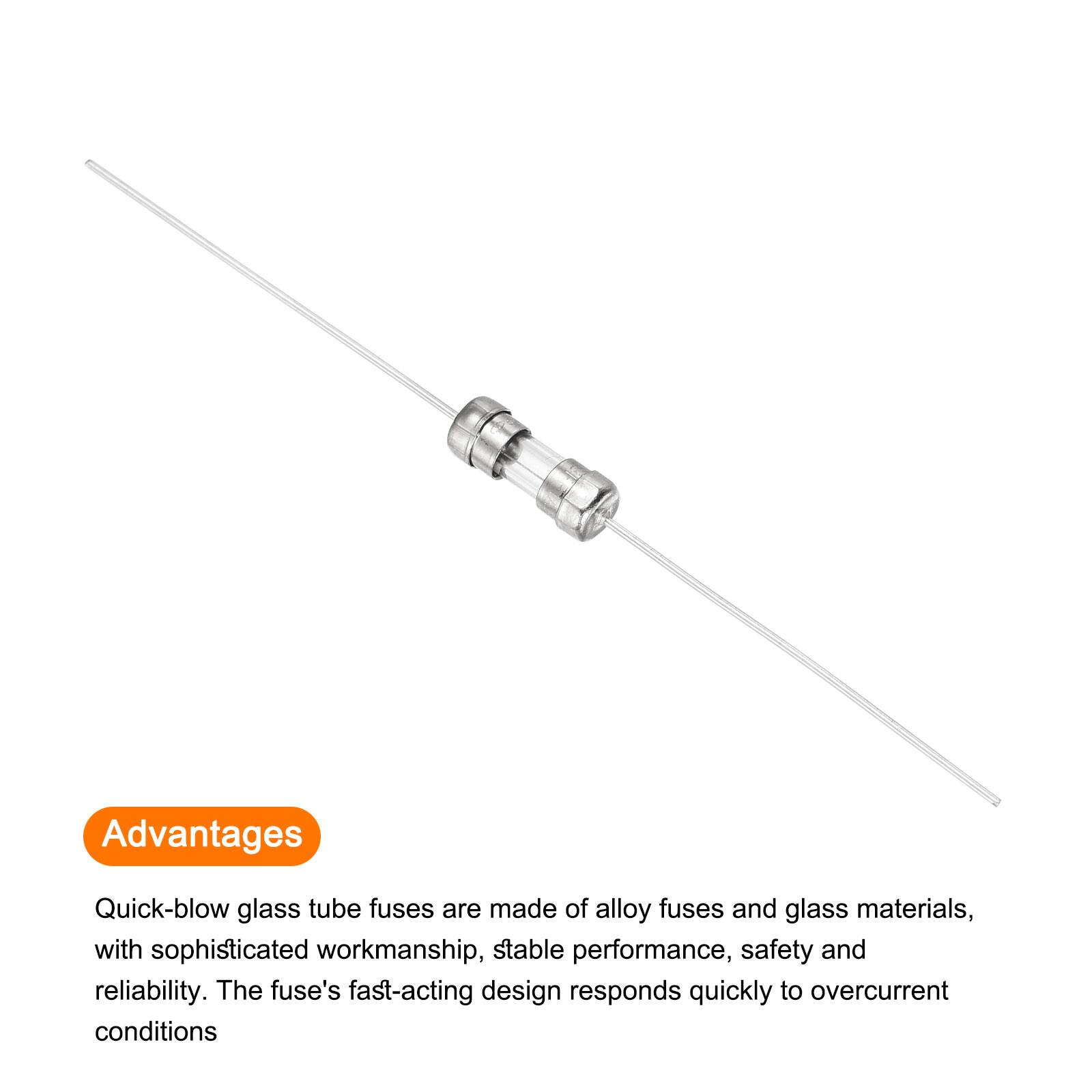 Advantages

Quick-blow glass tube fuses are made of alloy fuses and glass materials, with sophisticated workmanship, stable performance, safety and reliability. The fuse's fast-acting design responds quickly to overcurrent conditions
