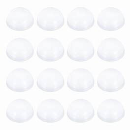 Unique Bargains - Rubber Speaker Isolation Feet, 0.71"x0.39" Anti-Vibration Pad with Adhesive for Turntable Subwoofer 16pcs - Transparent