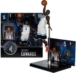 McFarlane Toys - McFarlane's SportsPicks - NBA 7" Posed Figure - Anthony Edwards (Minnesota Timberwolves) - COLLECTIBLES - Multicolor