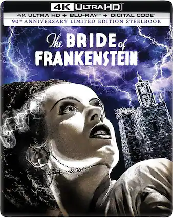 Front. Bride of Frankenstein (Steelbook) - 4K Blu-Ray.