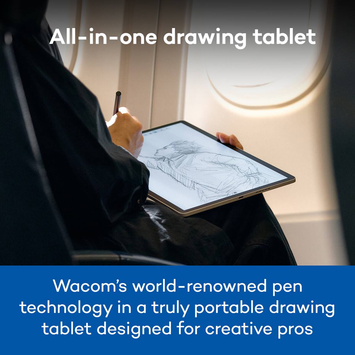 All-in-one drawing tablet

Wacom's world-renowned pen technology in a truly portable drawing tablet designed for creative pros