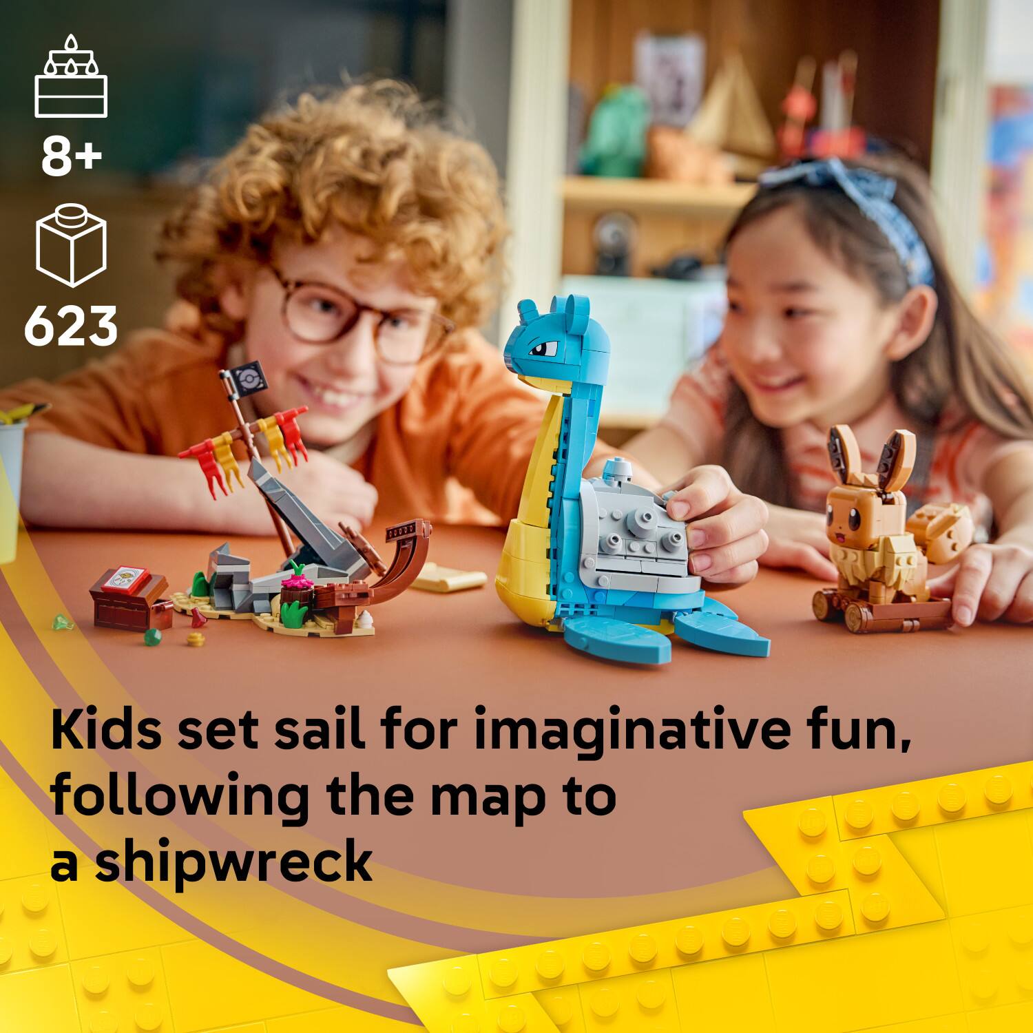 8+ 623 Kids set sail for imaginative fun, following the map to a shipwreck