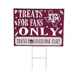 Evergreen Enterprises - Texas A&M Aggies 18" x 24" Halloween Treats Outdoor Yard Sign - Multicolor