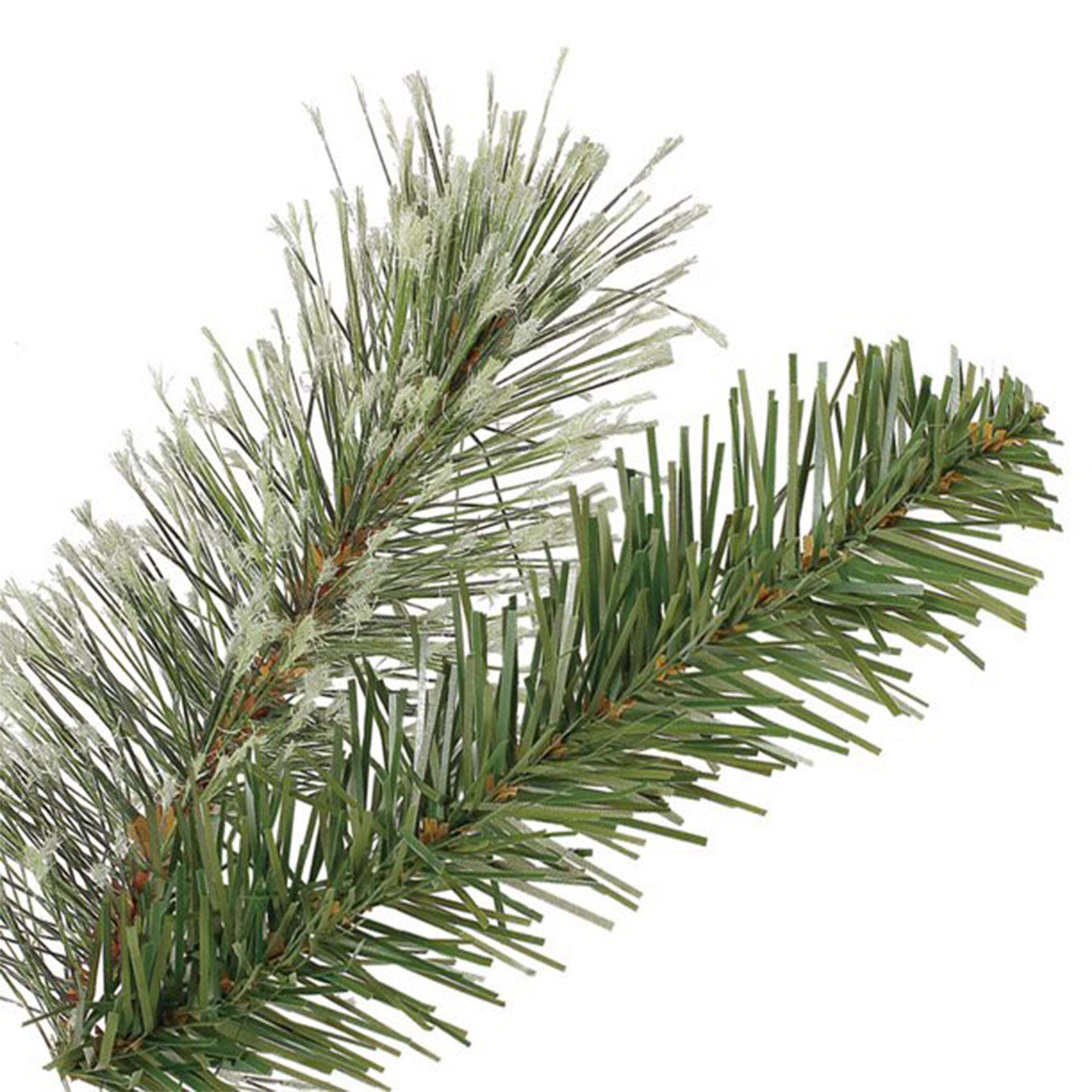 Alt View 8. Home Heritage - Home Heritage Stanley 7' Pine Artificial Christmas Tree, PreLit 350 Clear Lights - 7ft. Clear.