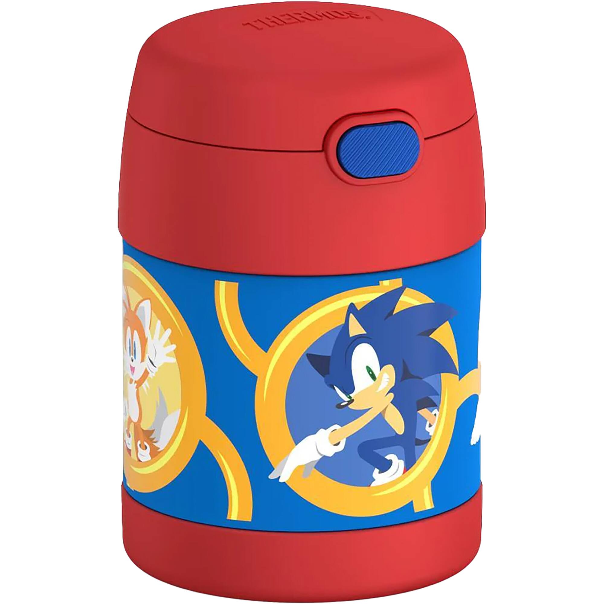 Alt View 2. Thermos - Thermos 10 oz. Kid's Funtainer Insulated Stainless Food Jar - Sonic The Hedgehog - Sonic The Hedgehog.