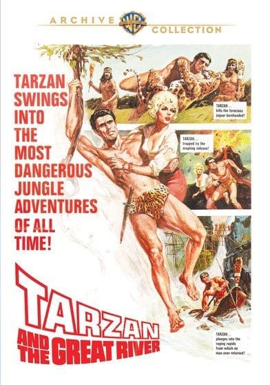 Front. Tarzan and the Great River - DVD.