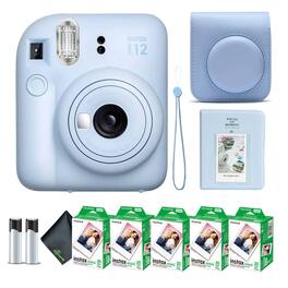 Fujifilm - INSTAX MINI 12 Instant Film Camera with Instant Film - Pastel Blue