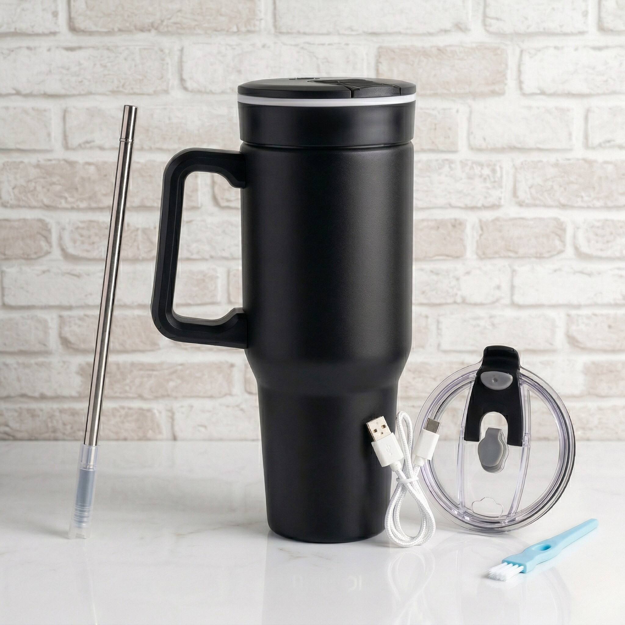 Back. BLENDi - Steel (21oz) 180W Insulated Portable Blender (NEW) - Black.