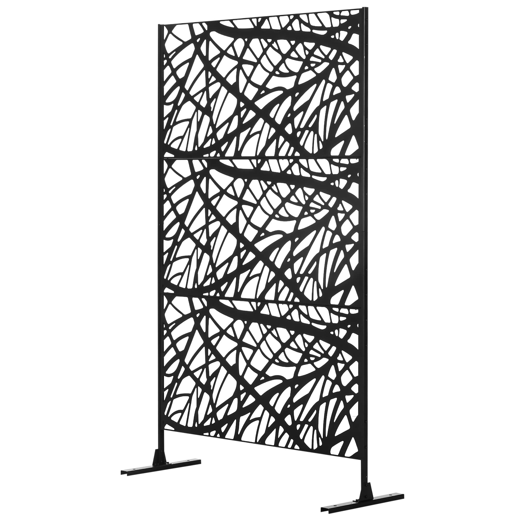 Outsunny - Outdoor Privacy Screen - Black