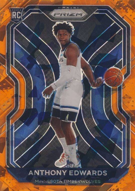ROOKIE RC CARD  
FANINI PRIZM  
ANTHONY EDWARDS  
MINNESOTA TIMBERWOLVES