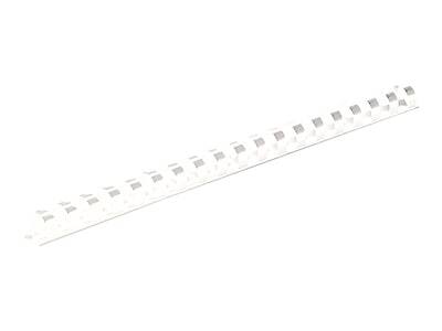 Alt View 1. Fellowes - 3/8" Plastic Binding Spine Comb, 55 Sheet Capacity, 100/Pack - White.