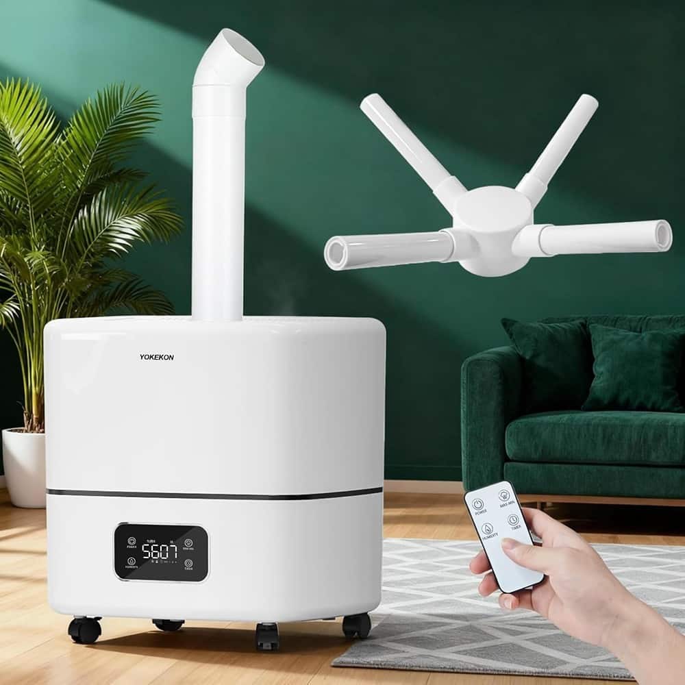 MOSZAR LLC - 30 L Whole-House Humidifier – Top-Fill, 5000 sq.ft Coverage, Commercial Use