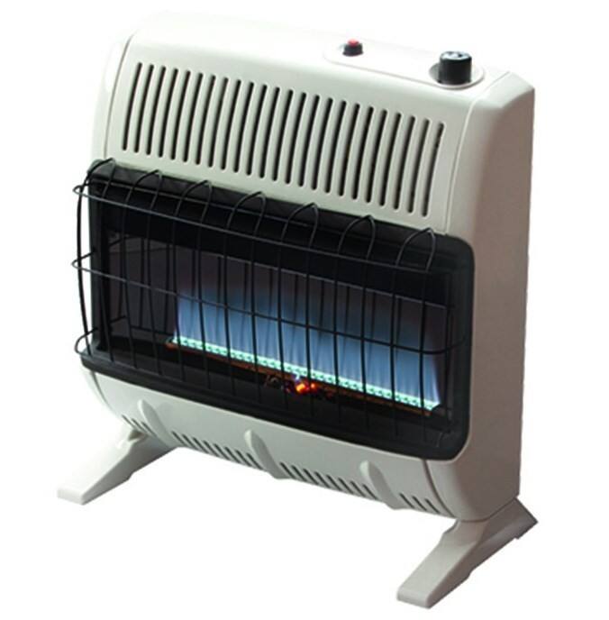 Left. Mr. Heater - Mr. Heater Vent-Free Blue Flame Natural Gas Heater (20,000 BTU/Hour).
