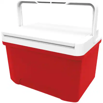 Front. Igloo - IGLOO Laguna 9 qt. Hard Cooler - Red - Red.