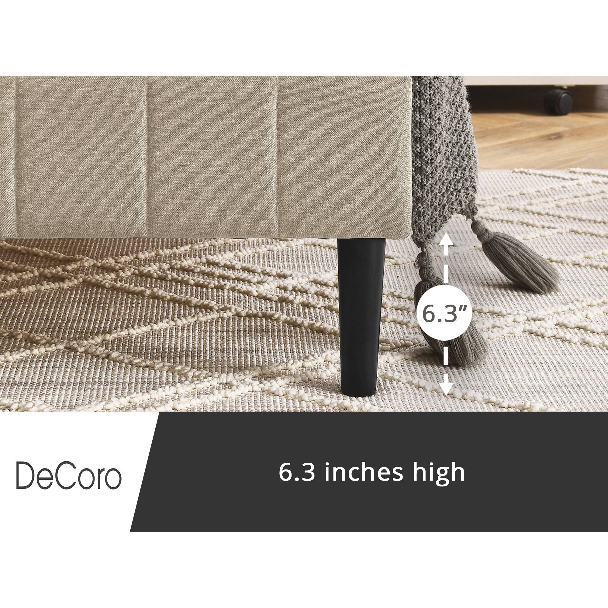 DeCoro  
6.3 inches high
