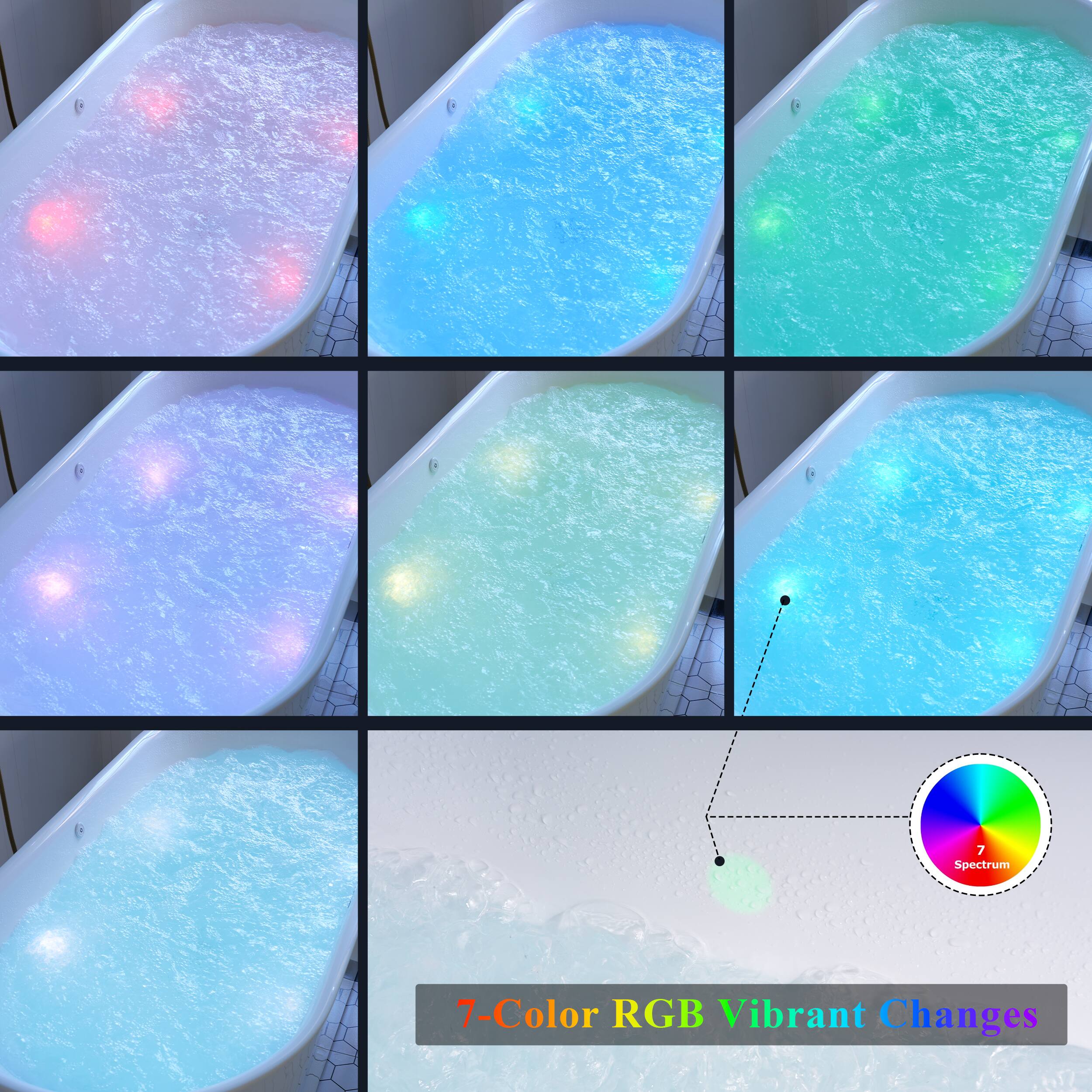 7 Spectrum 7-Color RGB Vibrant Changes