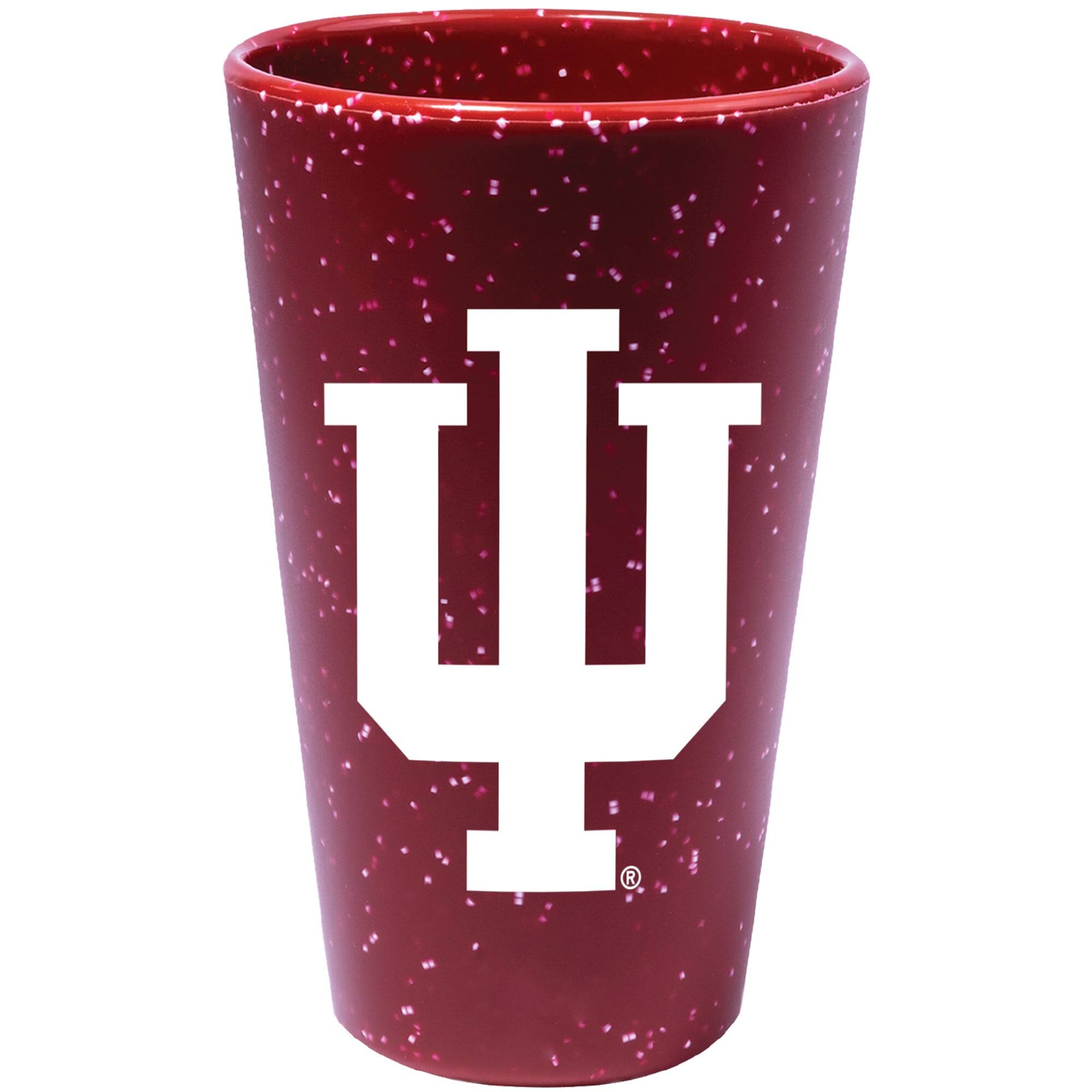 Front. WinCraft - Indiana Hoosiers 16oz. Silicone Pint Glass - Multicolor.