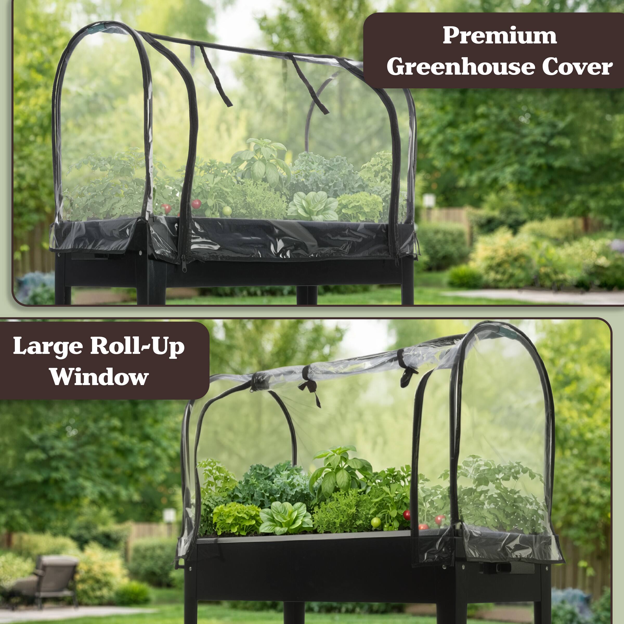 Premium Greenhouse Cover  
Large Roll-Up Window