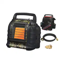 Mr. Heater - Hunting Buddy Portable Heater Bundle with Hose, Adaptor and Bag