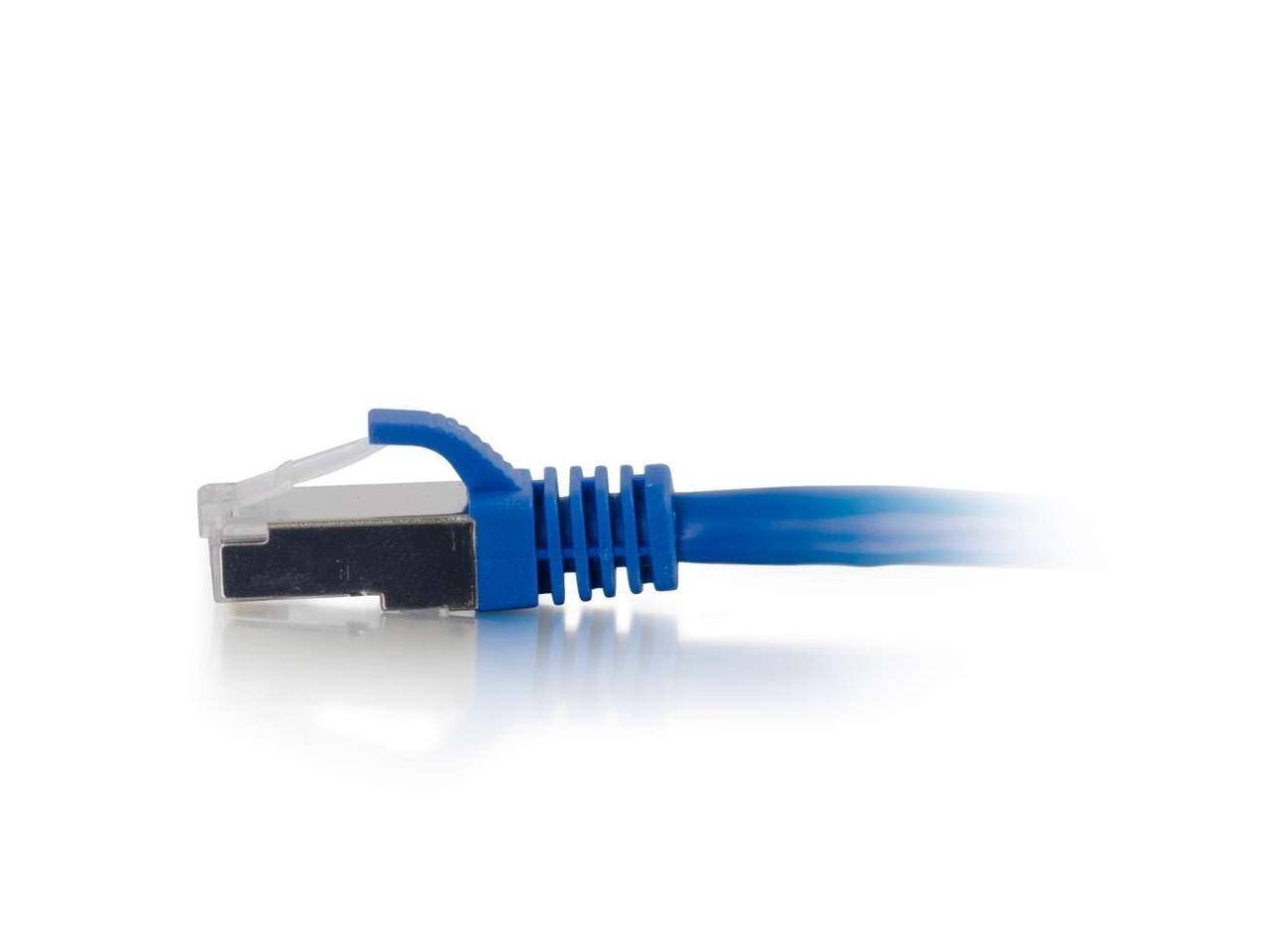 Alt View 2. Cables to Go - C2G 28701 75ft (22.8m) Cat5e Snagless Shielded (STP) Ethernet Network Patch Cable - Blue.
