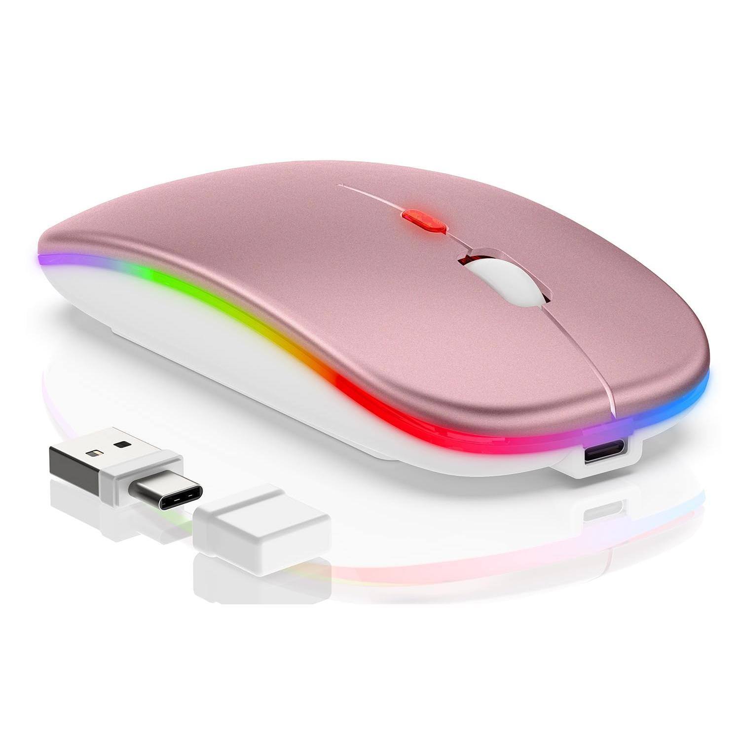 LED Mouse Rose Gold