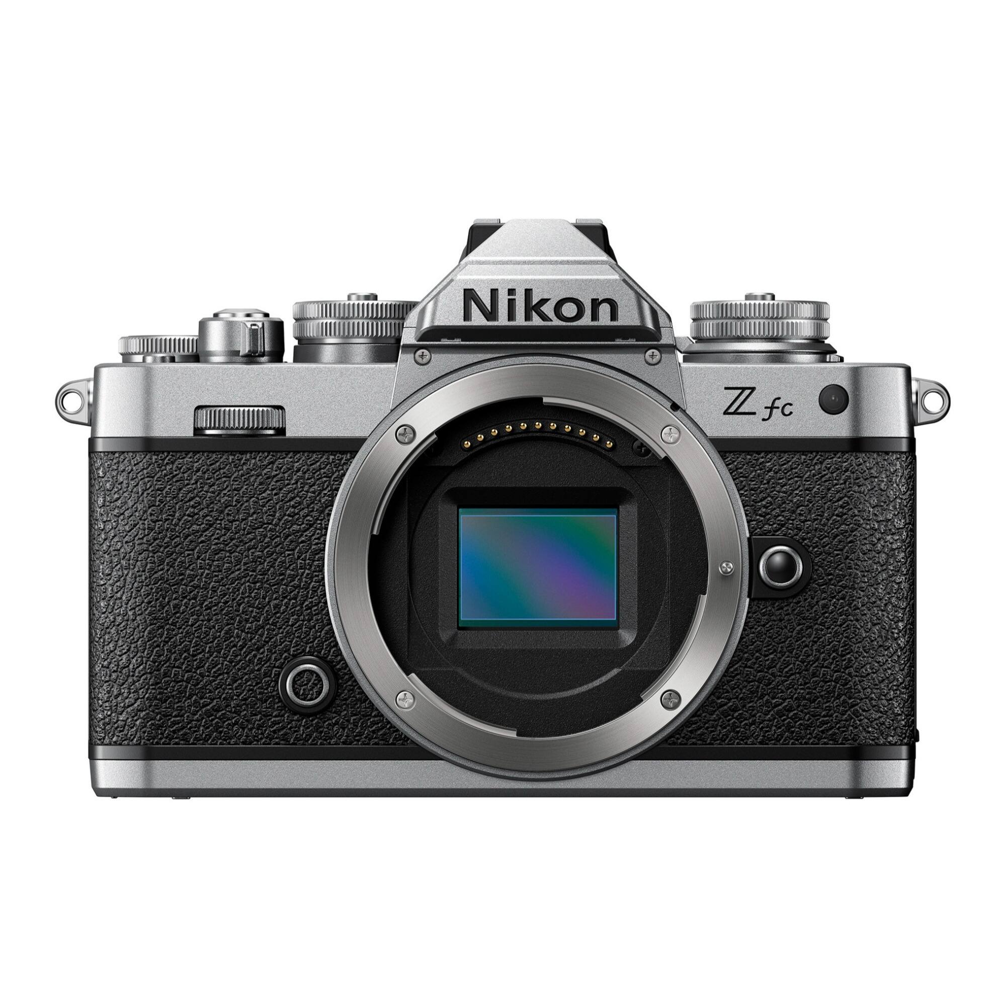 Back. Nikon - Nikon Zfc Mirrorless Camera with 28mm Lens and FTZ II Mount Adapter - Black.