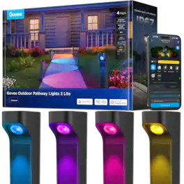 Govee - Outdoor Pathway Lights 2 Lite,4pack